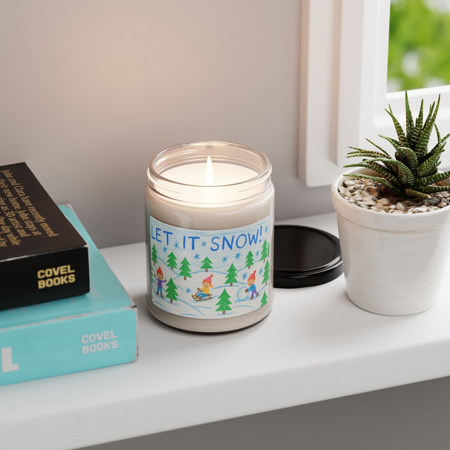 Scented Soy Candle With Custom Artwork