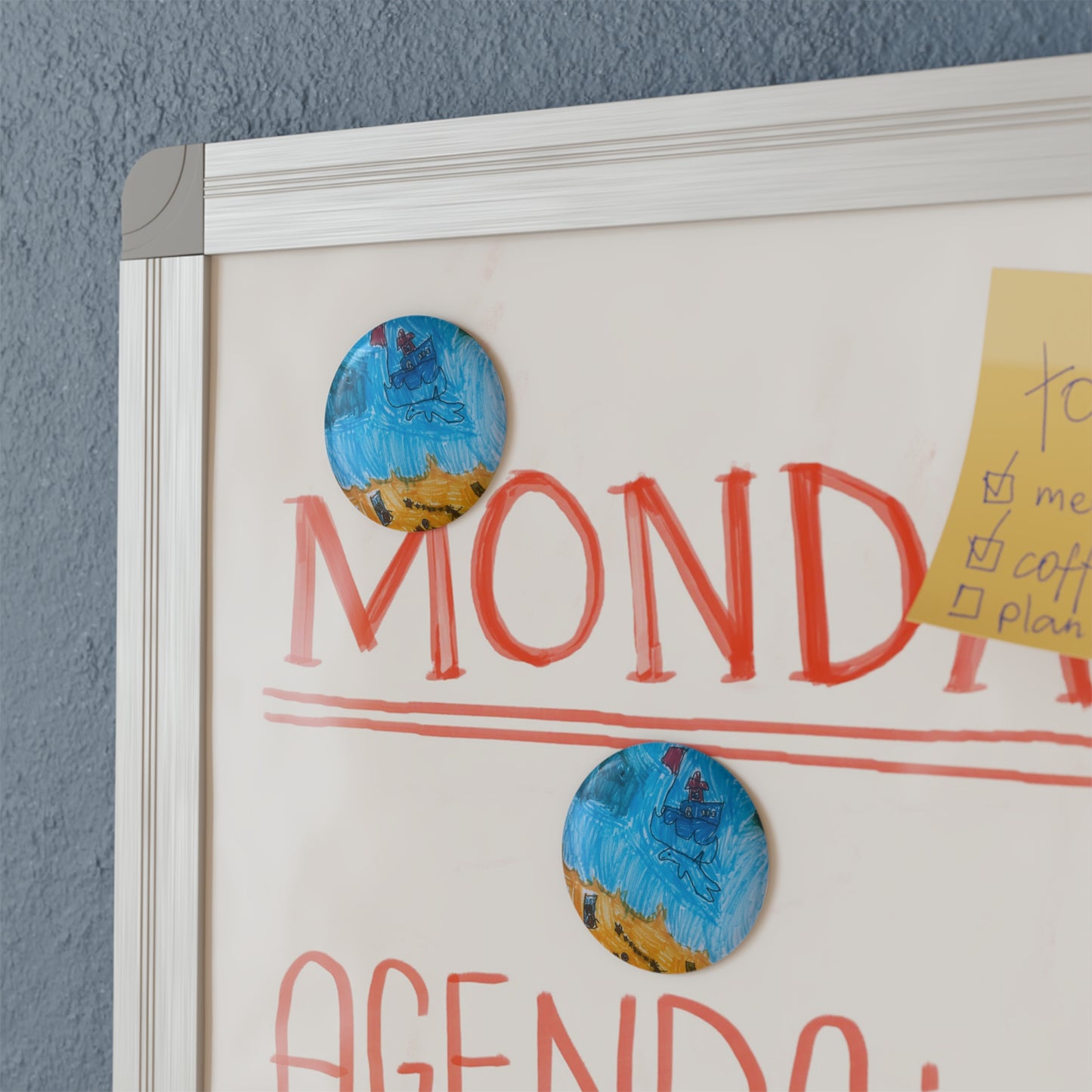 Magnet Customize With Kids Artwork – 2.25" Round Keepsake