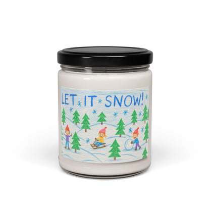 Scented Soy Candle With Custom Artwork