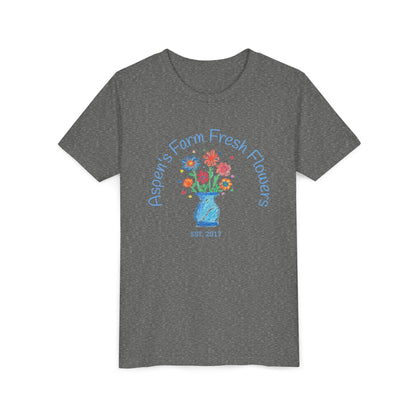 Youth Tee with Custom Text Featuring Kids Artwork