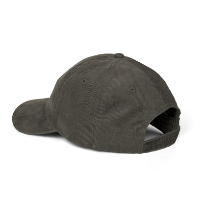 Embroidered Corduroy Cap