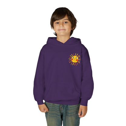 Youth Embroidered Heavy-Blend Hooded Sweatshirt