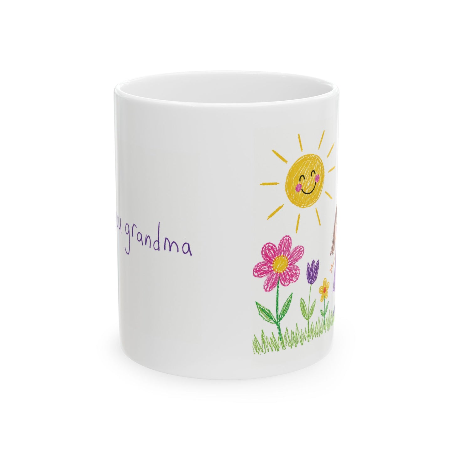 Personalized Ceramic Mug with Custom Kids’ Artwork