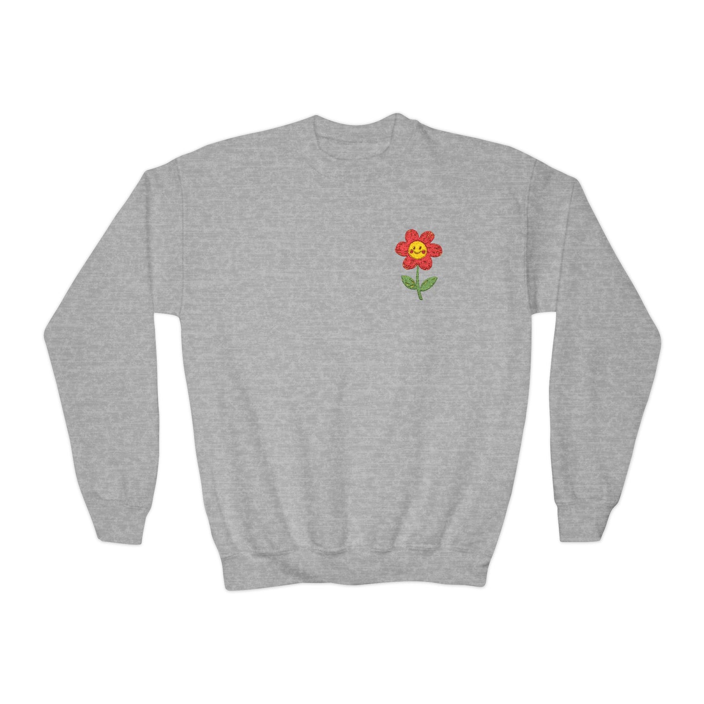 Embroidered Youth Crewneck Sweatshirt