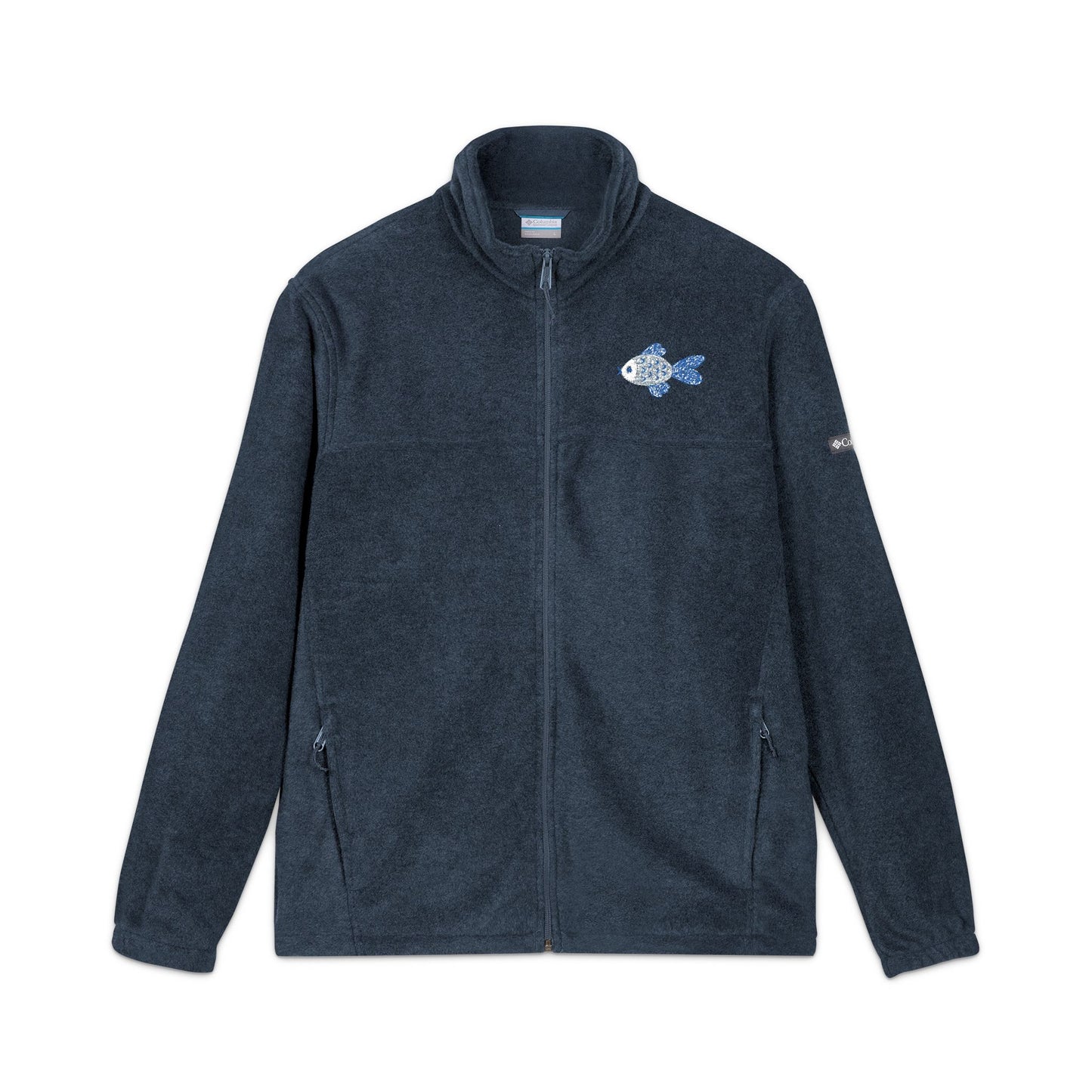 Embroidered Columbia Fleece Jacket
