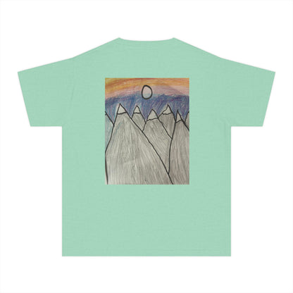custom full-color tee made from kids’ artwork