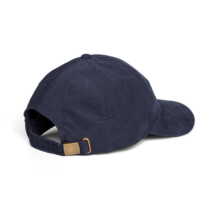 Embroidered Corduroy Cap