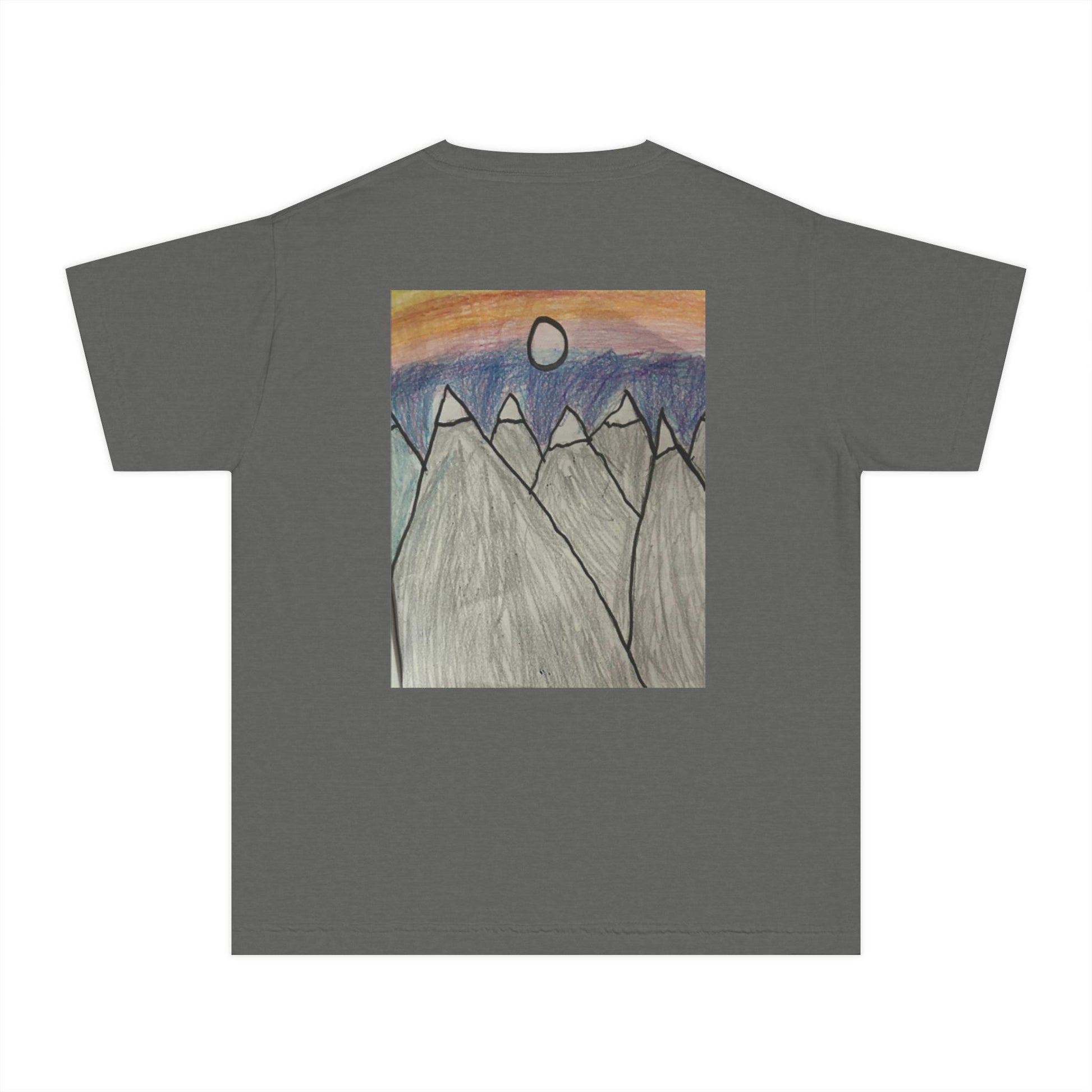 custom art print shirt created from your kid’s masterpiece