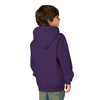 Youth Embroidered Heavy-Blend Hooded Sweatshirt