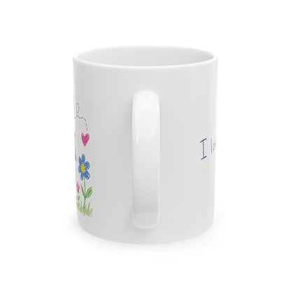 Personalized Ceramic Mug with Custom Kids’ Artwork
