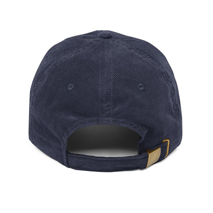 Embroidered Corduroy Cap