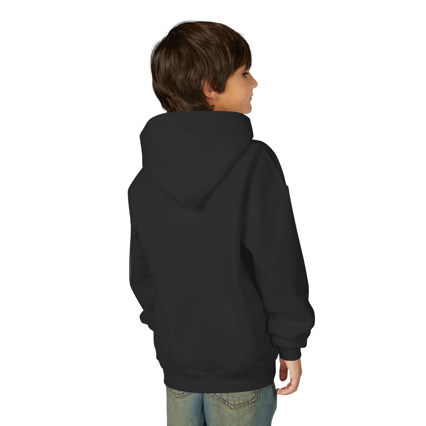 Youth Embroidered Heavy-Blend Hooded Sweatshirt