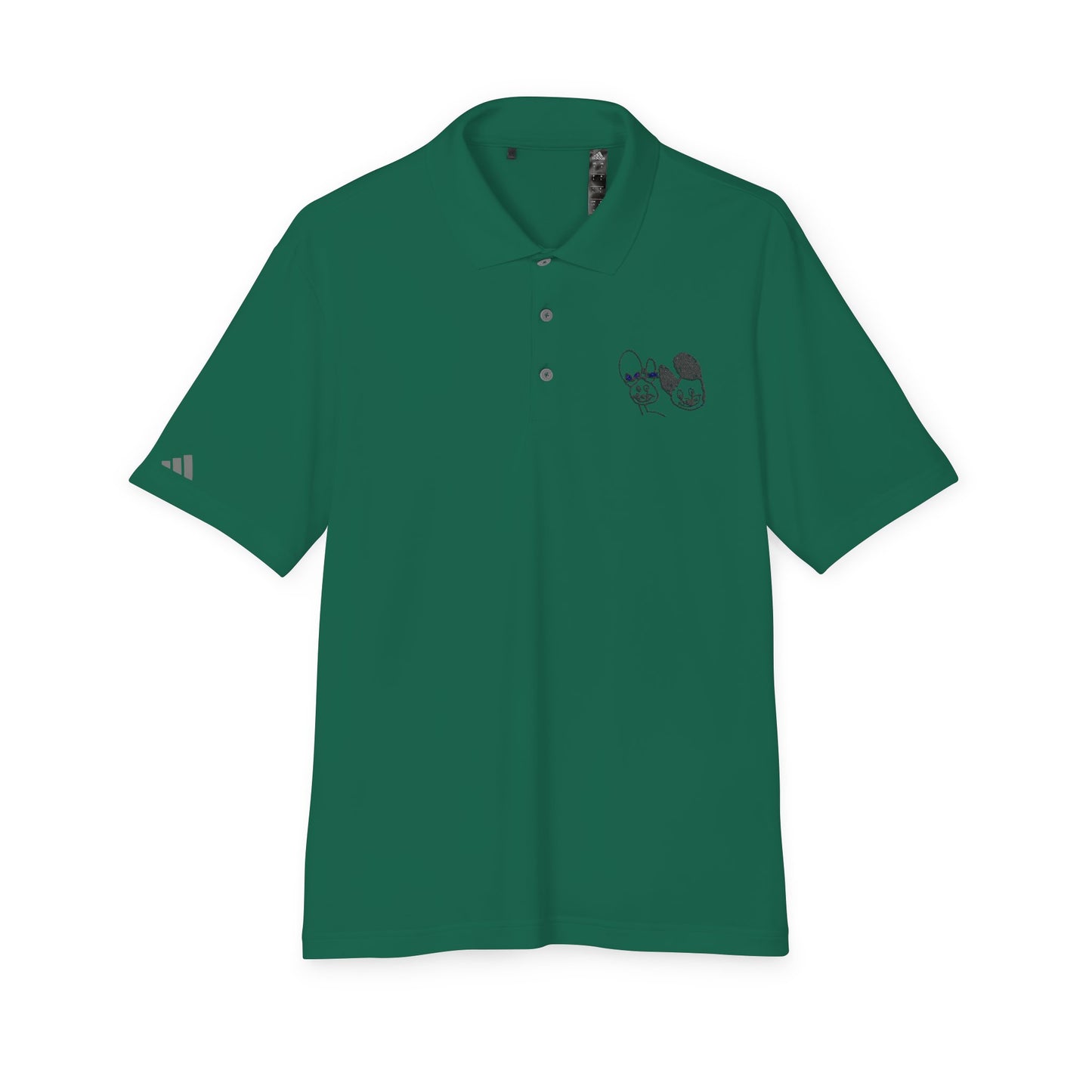 Embroidered Adidas Performance Polo