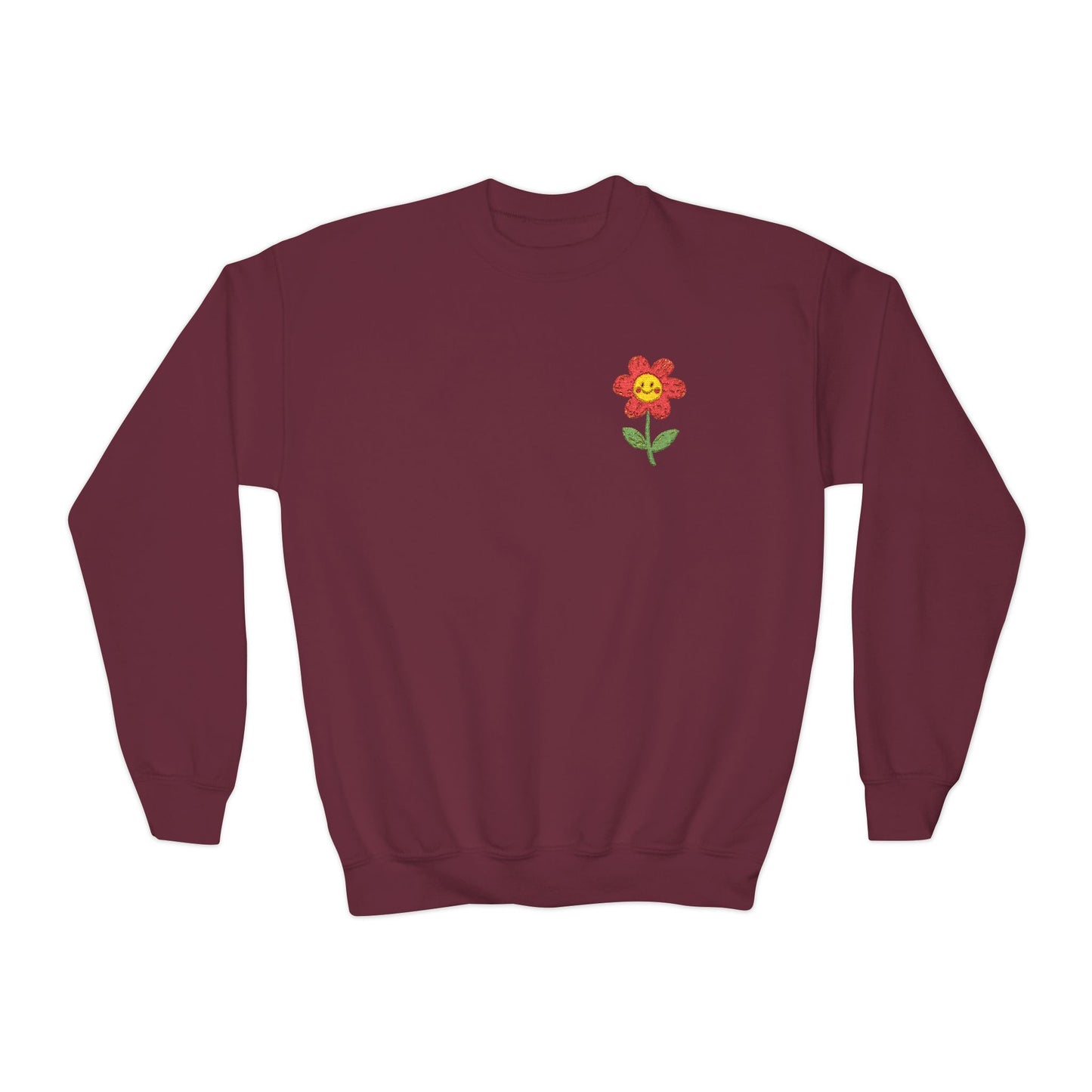Embroidered Youth Crewneck Sweatshirt