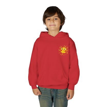 Youth Embroidered Heavy-Blend Hooded Sweatshirt
