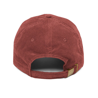 Embroidered Corduroy Cap