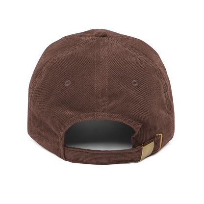 Embroidered Corduroy Cap
