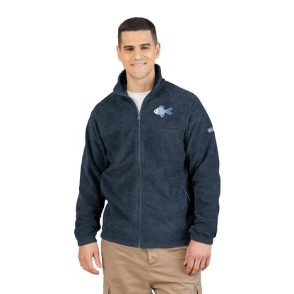 Embroidered Columbia Fleece Jacket