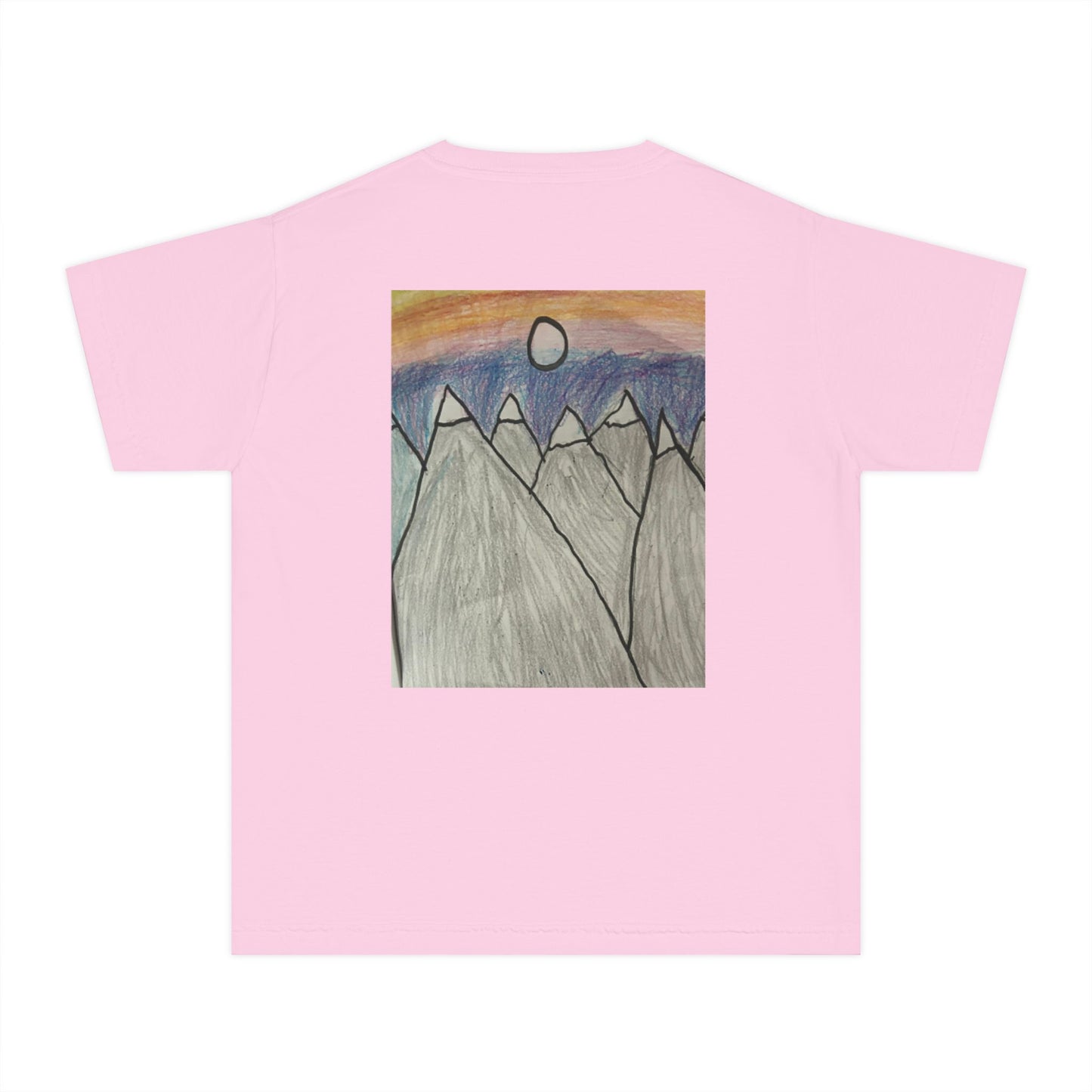custom printed shirt featuring kids art