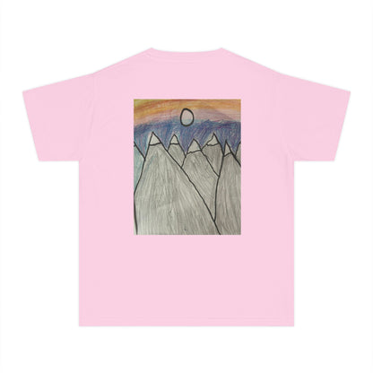 custom printed shirt featuring kids art