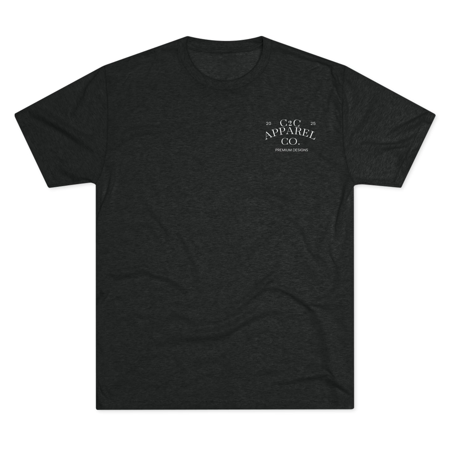 Full-Color Back Crew Tee With Custom Logo on Front