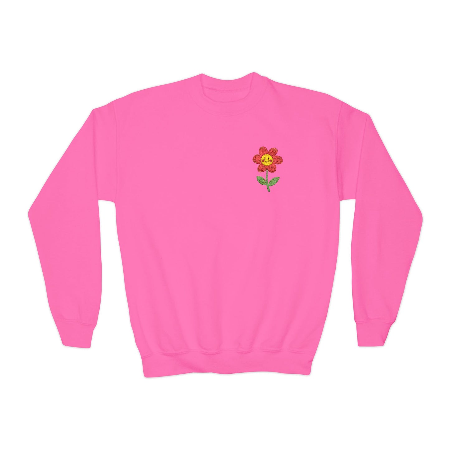 Embroidered Youth Crewneck Sweatshirt