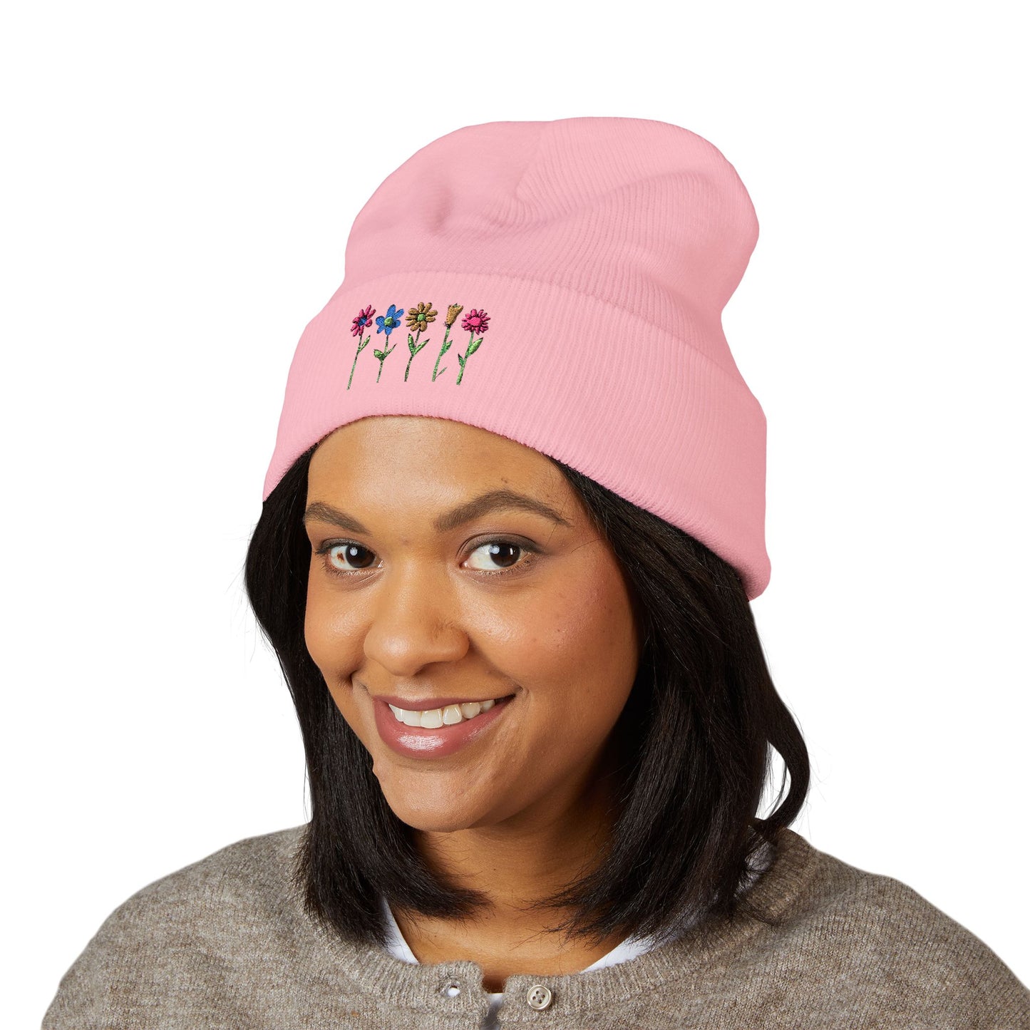 Embroidered Beanie