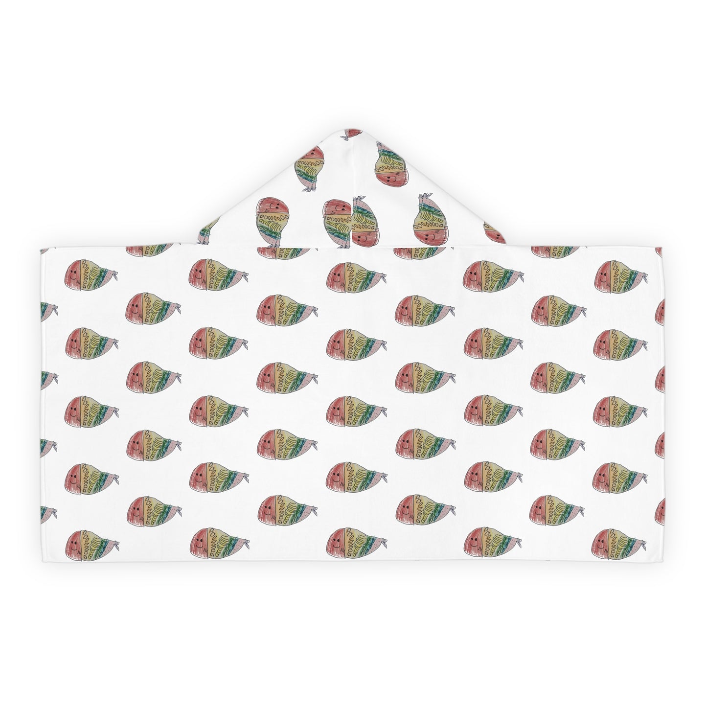 Youth Hooded Towel with Kids’ Artwork