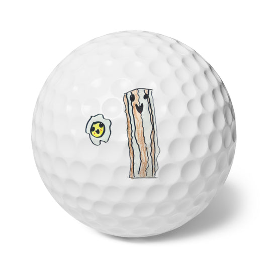 Golf Balls, 6pcs With Custom Kids Artwork