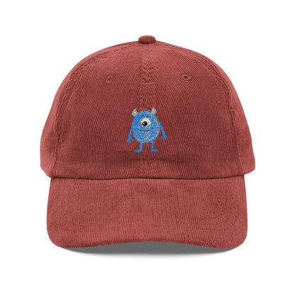 Embroidered Corduroy Cap