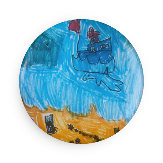 Magnet Customize With Kids Artwork – 2.25" Round Keepsake