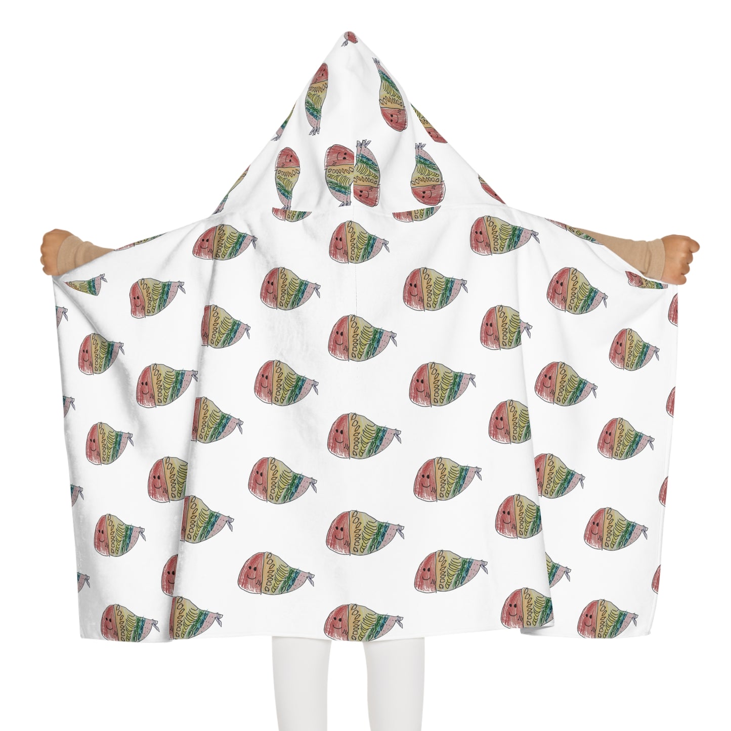 Youth Hooded Towel with Kids’ Artwork