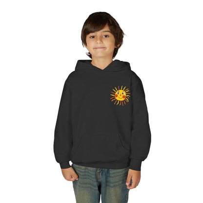 Youth Embroidered Heavy-Blend Hooded Sweatshirt