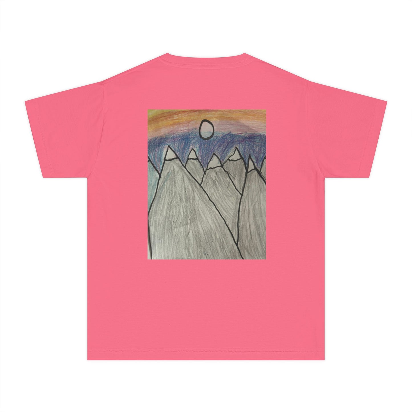 custom t-shirt made from child’s artwork