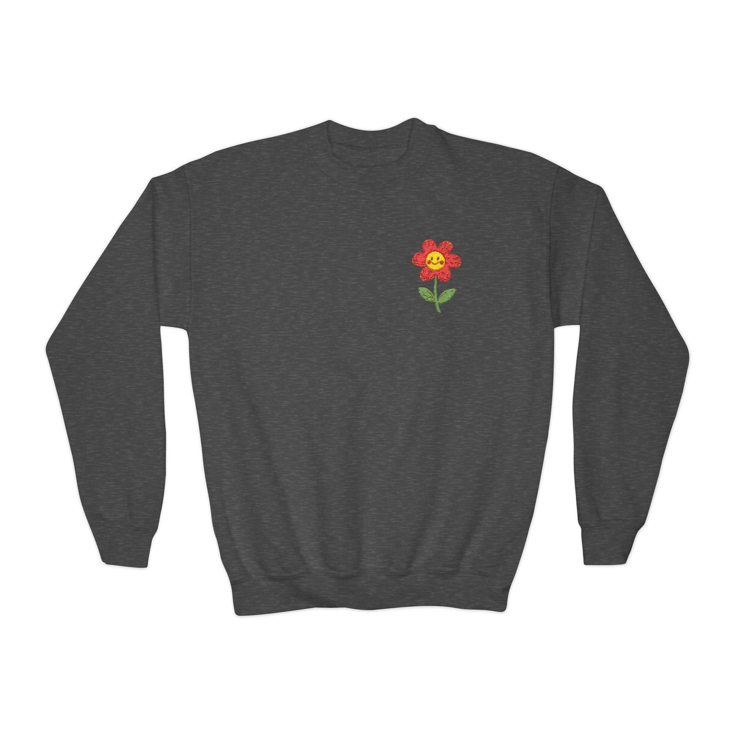 Embroidered Youth Crewneck Sweatshirt
