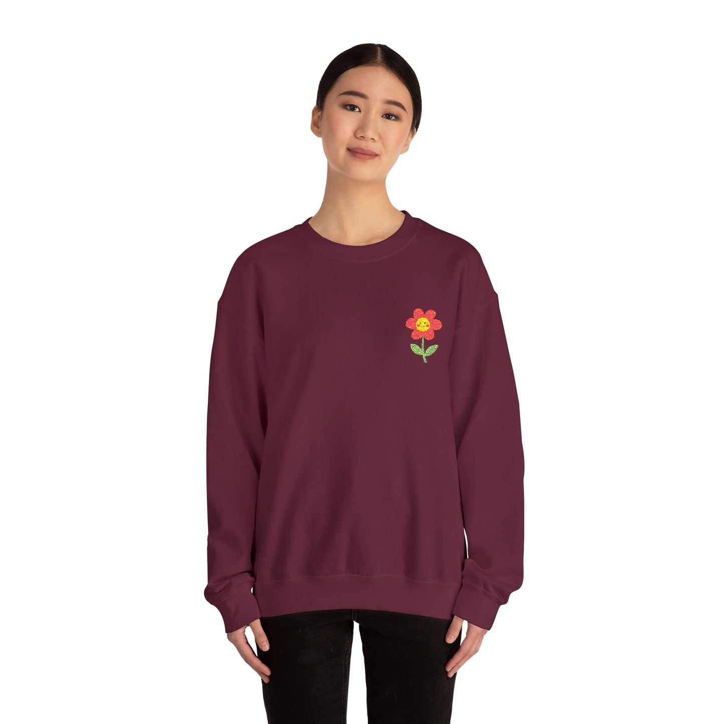 Embroidered Heavy Blend™ Crewneck Sweatshirt
