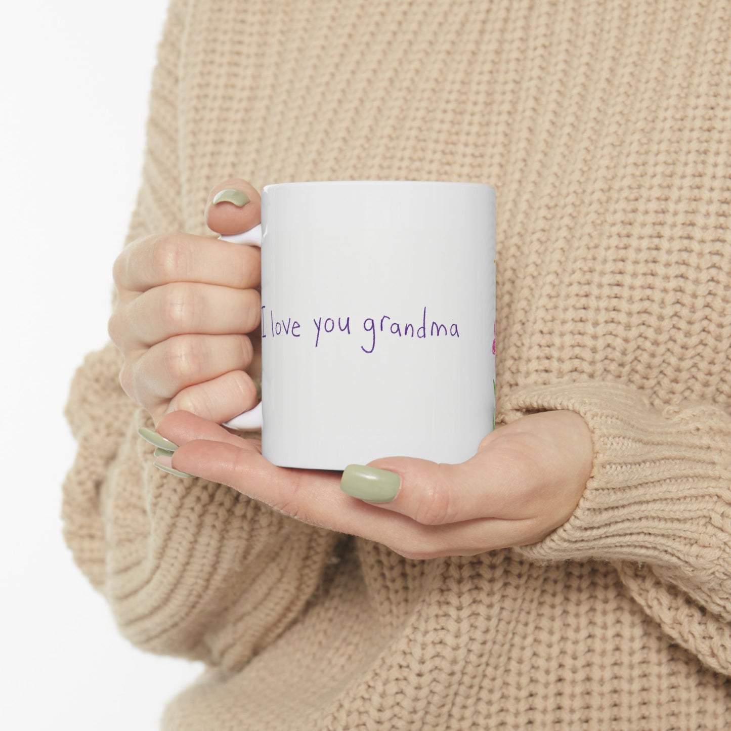 Personalized Ceramic Mug with Custom Kids’ Artwork