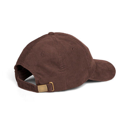Embroidered Corduroy Cap