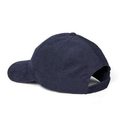 Embroidered Corduroy Cap