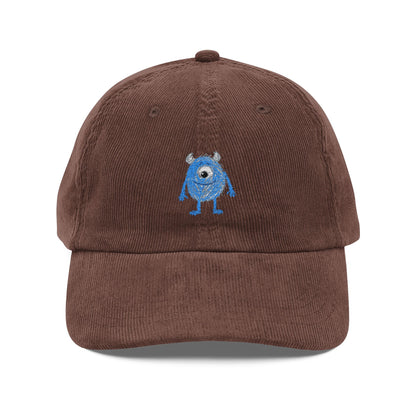 Embroidered Corduroy Cap