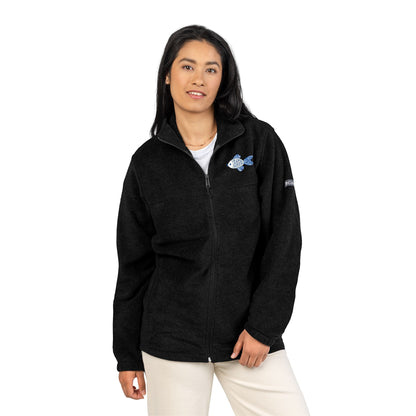 Embroidered Columbia Fleece Jacket
