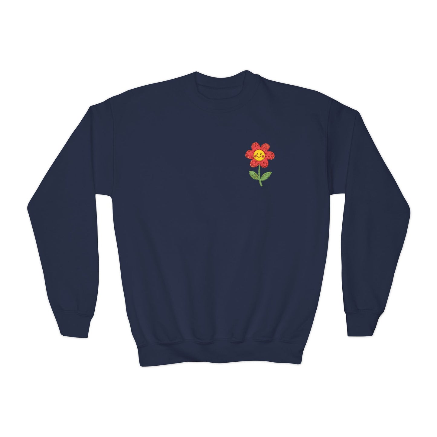 Embroidered Youth Crewneck Sweatshirt