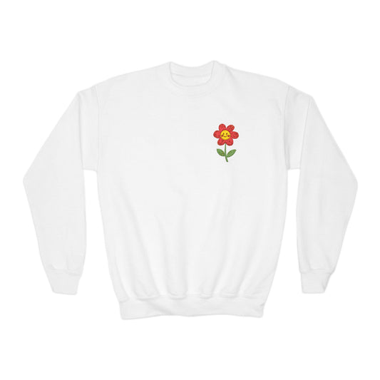 Embroidered Youth Crewneck Sweatshirt