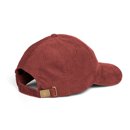 Embroidered Corduroy Cap