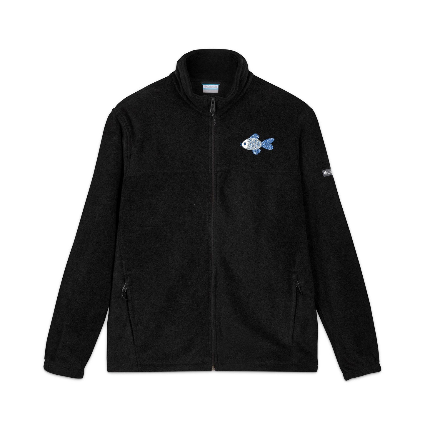 Embroidered Columbia Fleece Jacket