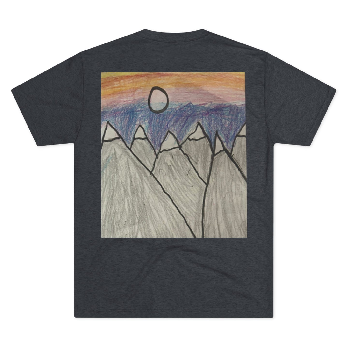 Full-Color Back Crew Tee With Custom Logo on Front