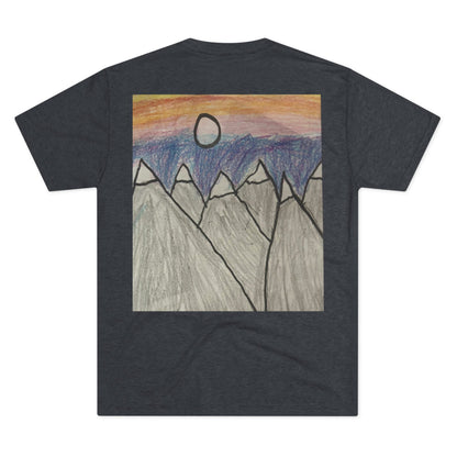 Full-Color Back Crew Tee With Custom Logo on Front