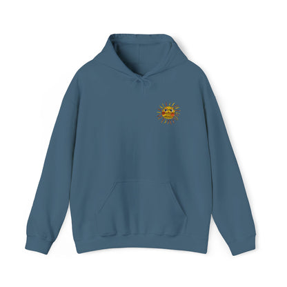 Soft hooded sweatshirt with child’s artwork beautifully embroidered on front.